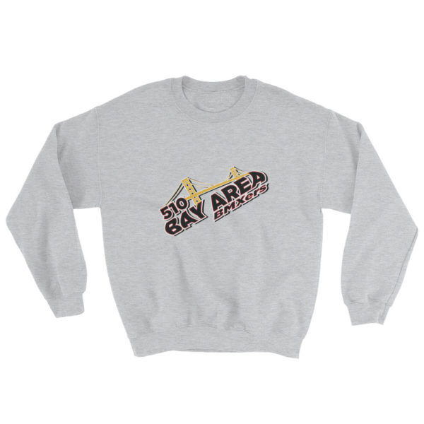 bay area bmxer logo sweatshirt sport grey